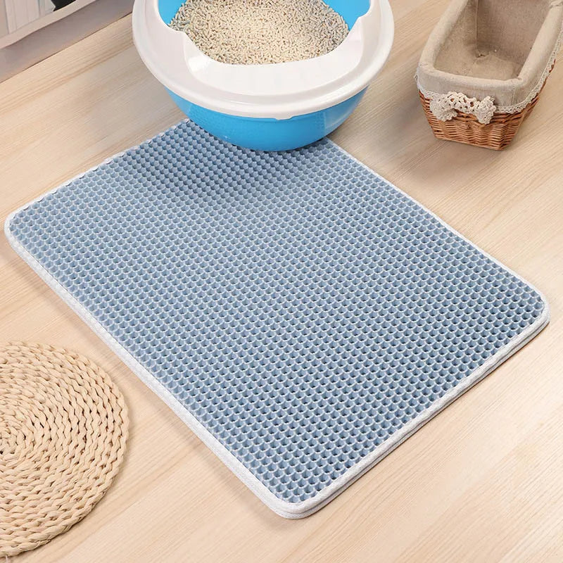 Double-Layer Waterproof Cat Litter Mat