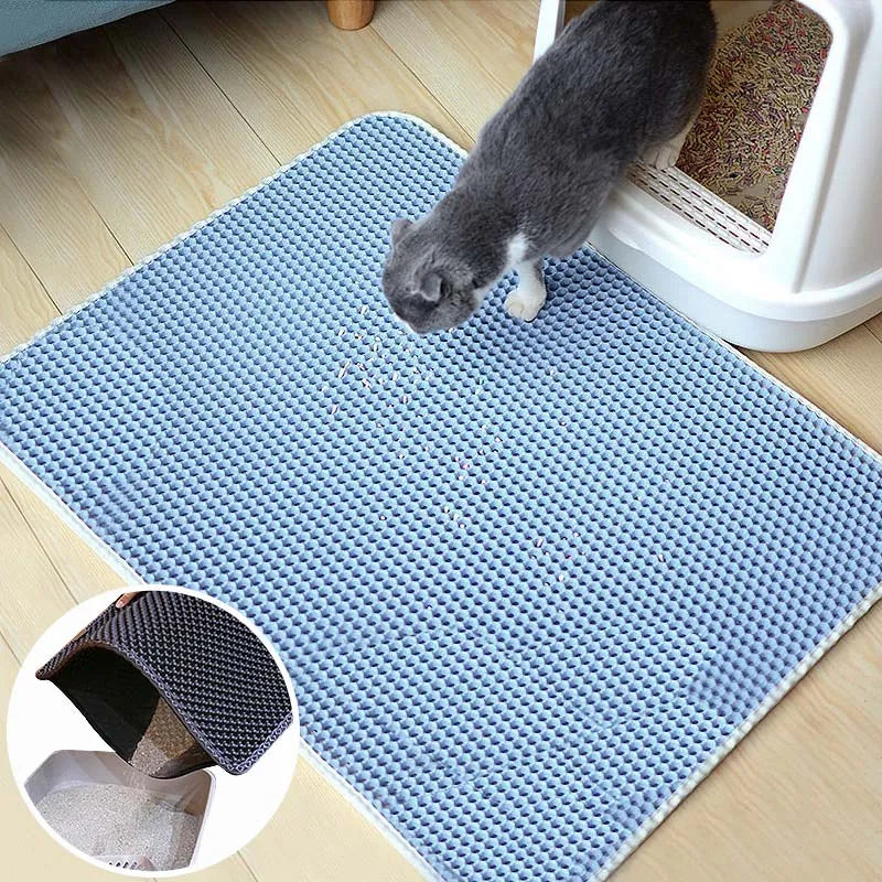 Double-Layer Waterproof Cat Litter Mat